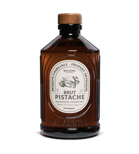 Bacanha sirop de Fistic Brut Organic 400 ml Bacanha
