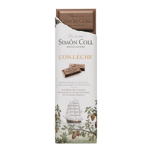 Tabletă de ciocolată cu lapte Simon Coll 25g Delicatessen