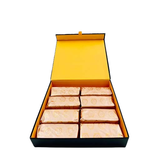 Cutie cu lingouri de ciocolata cu caramel 250g Laurence Chocolate