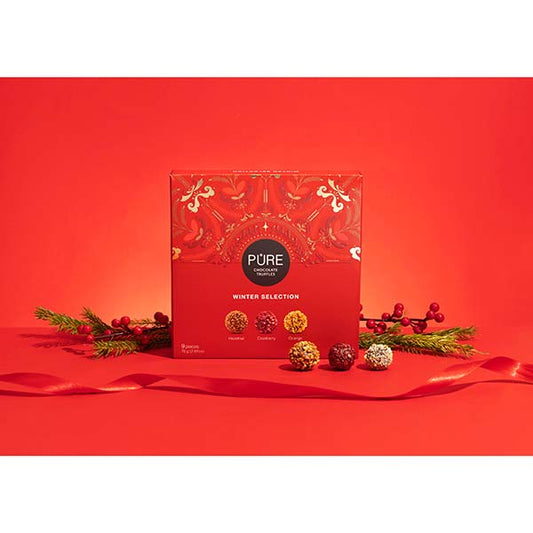Selectie de trufe de ciocolata Red 9U Pure Delicatessen