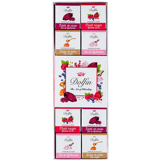 Cutie cu 24 ciocolate Sweet & Salty 108g Dolfin Dolfin
