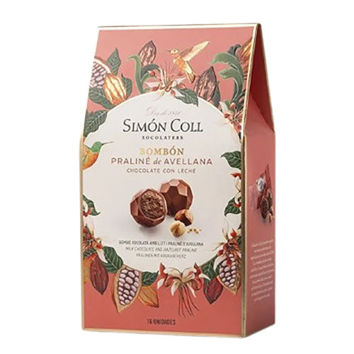 Praline de ciocolata cu lapte si alune Simon Coll 144g - Delicatessen Delicatessen Praline Belgiene