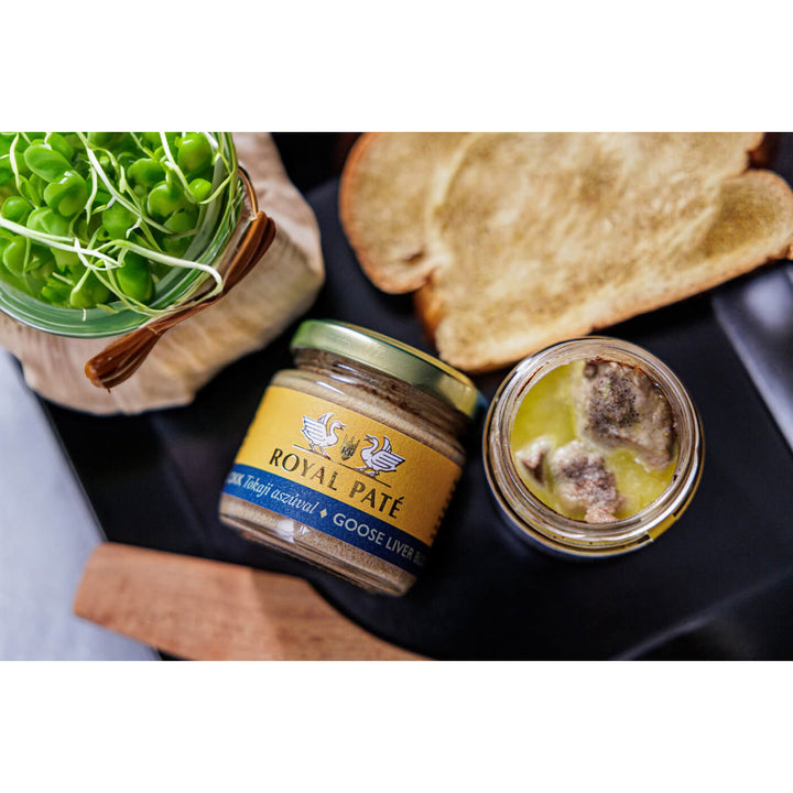 Mousse de foie gras cu miere de castane 60% ficat de gasca Royal Pate 70g - Delicatessen Delicatessen foie gras