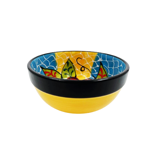 Bol mic din ceramică pictată manual Escamoso Delicatessen