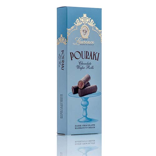 Pouraki cu ciocolată neagră și cremă de alune Laurence Chocolate 110g Delicatessen