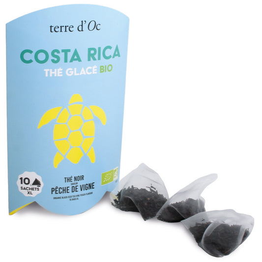 Iced Tea ceai negru cu piersică Terre d'Oc, 10 infuzii