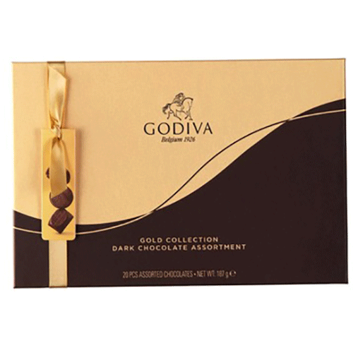 Asortiment de praline belgiene Godiva All Dark 20