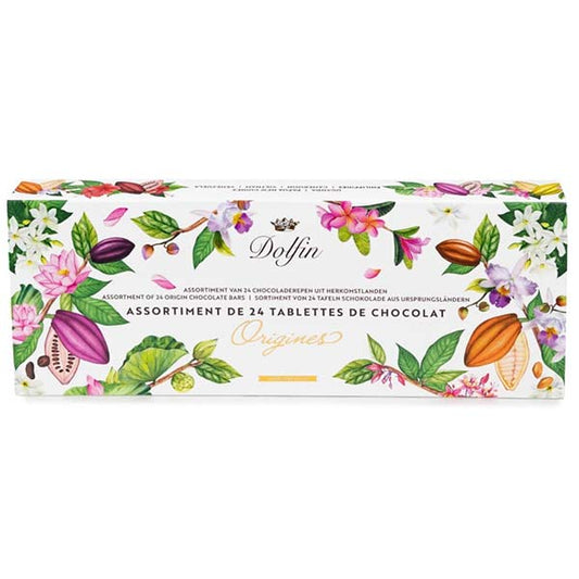 Gift box cu 24 tablete de ciocolată 240g Dolfin Dolfin