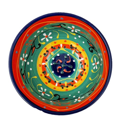 Bol mare din ceramica pictata manual Naranja