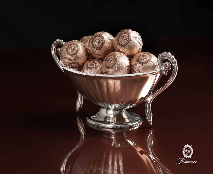 Cutie cu 4 praline de ciocolata rotunde Laurence Chocolate 130g - Delicatessen Delicatessen Cadou