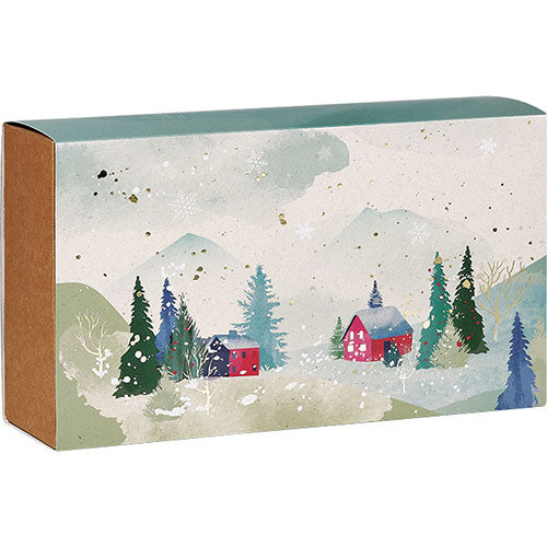 Cutie dreptunghiulară SNOWY COUNTRY 31.5 x 18 x 10cm Delicatessen