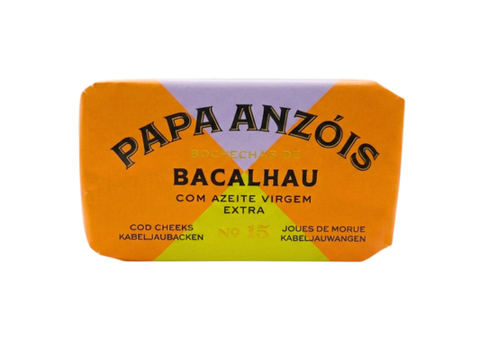 Papa Anzóis Obraji de Cod în Ulei de Măsline Extravirgin, 120g Papa Anzóis