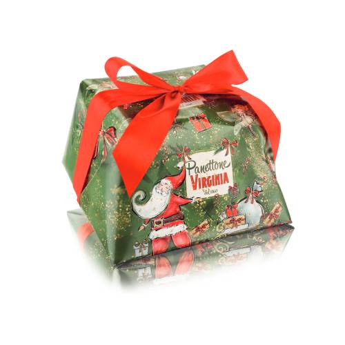 Panettone tradițional Santa Claus 750g Amaretti Virginia