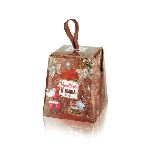 Mini panettone tradițional cu ciocolata 100g Amaretti Virginia