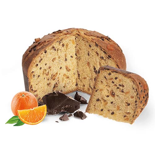 Panettone cu portocale de Sicilia si ciocolata Single Origin Loison 500g - Delicatessen Delicatessen Panettone