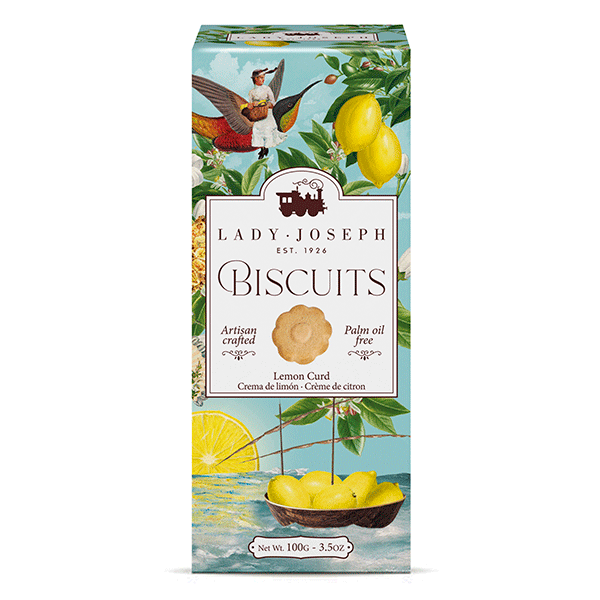 Biscuiti cu crema de lamaie Lady Joseph 100g - Delicatessen Delicatessen Biscuiti