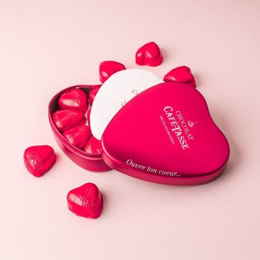 Cutie de ciocolata Open your heart 114g Café-Tasse Café-Tasse