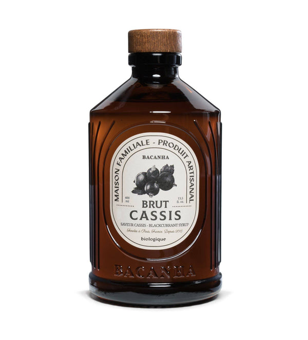 Sirop de Coacaze Negre Brut Organic - Bacanha 400 ml