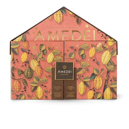 Cutie cadou cu selectie de ciocolată 314g Amedei Delicatessen