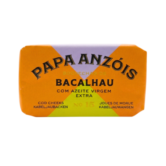 Papa Anzóis Obraji de Cod în Ulei de Măsline Extravirgin, 120g Papa Anzóis