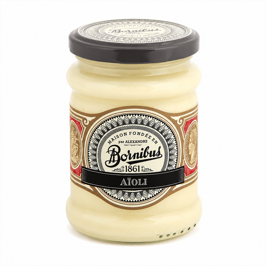 Sos aioli cu usturoi Bornibus 220g Bornibus