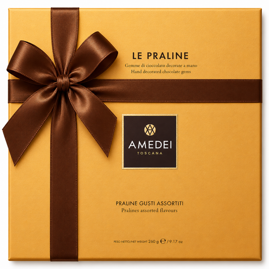 Cutie cu 25 praline Gold 260g Amedei Delicatessen