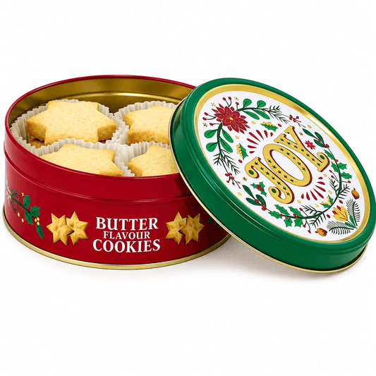Biscuiti cu unt Becky's Christmas Joy, 114 g, model stelute