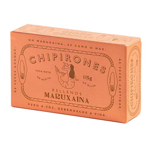 Calamari umpluți în ulei de măsline Maruxaina 115g Maruxaina