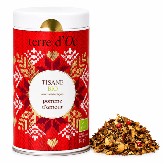 Ceai bio cu măr caramelizat Terre d'Oc 80g Terre d'Oc
