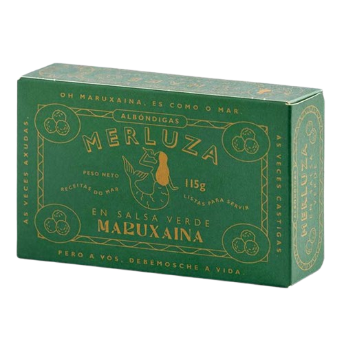 Chiftele de Merluciu Salsa verde galiciană Maruxaina 115g Delicatessen