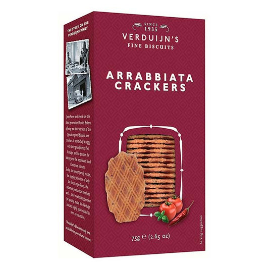 Crackers Arrabbiata Verduijn's Fine Biscuits 75g Delicatessen
