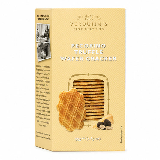 Crackers cu pecorino și trufe negre Verduijn's Fine Biscuits 75g Verduijn's