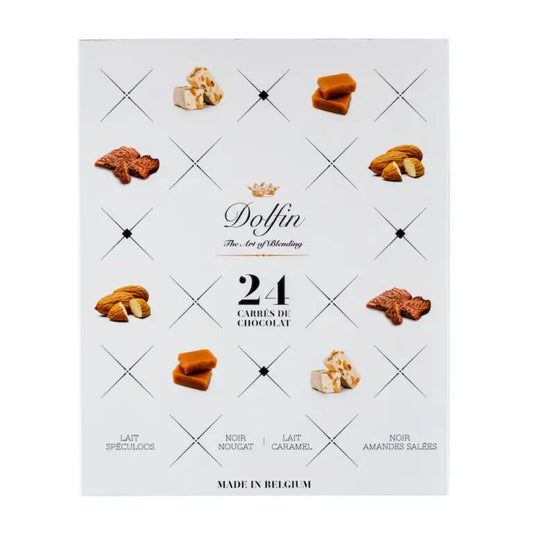 Cutie cu 24 de tablete de ciocolată Guilty Pleasure 160g Dolfin Delicatessen