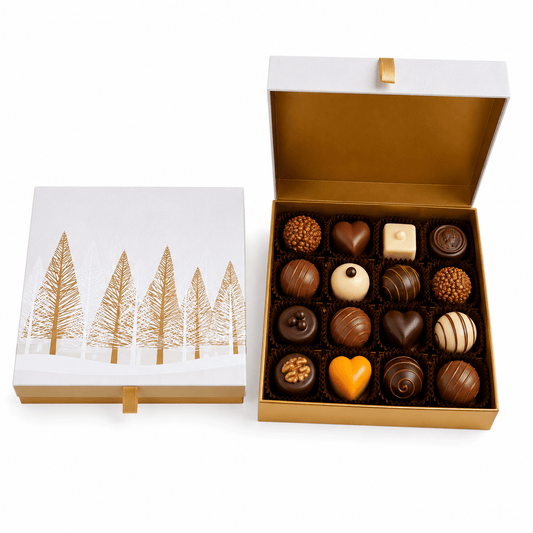 Bruyerre cutie magnetică Epicea cu praline belgiene 210g Delicatessen