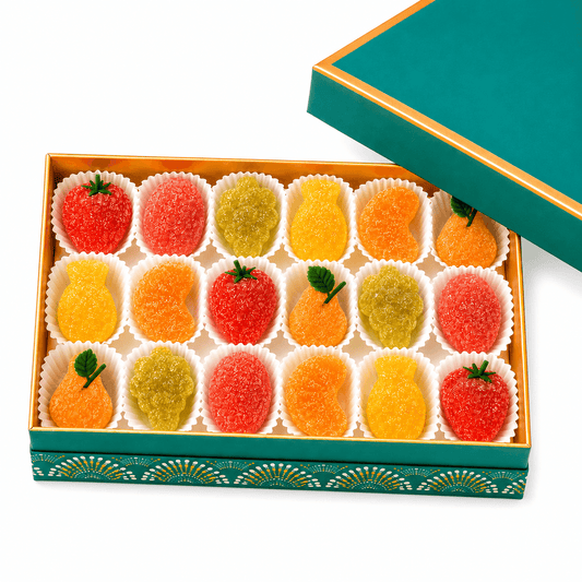 Bruyerre jeleuri de fructe în cutie cadou Bruyerre