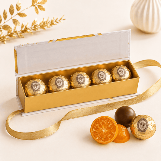 Penar auriu cu mandarine in ciocolata 270g Delicatessen