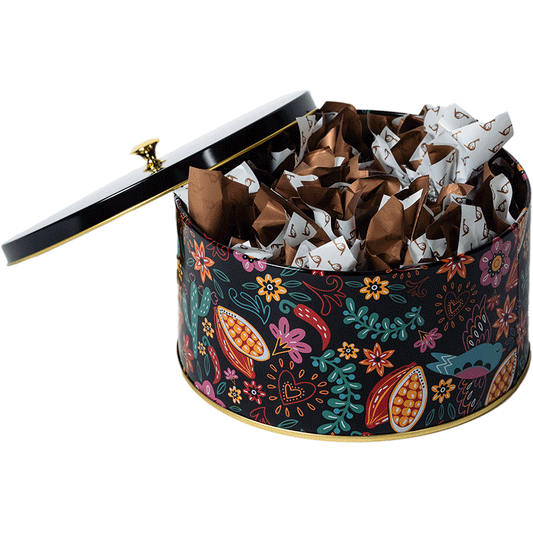 Rabitos Royale cutie Metalică Choco Boheme cu smochine în ciocolată 350g Rabitos Royale