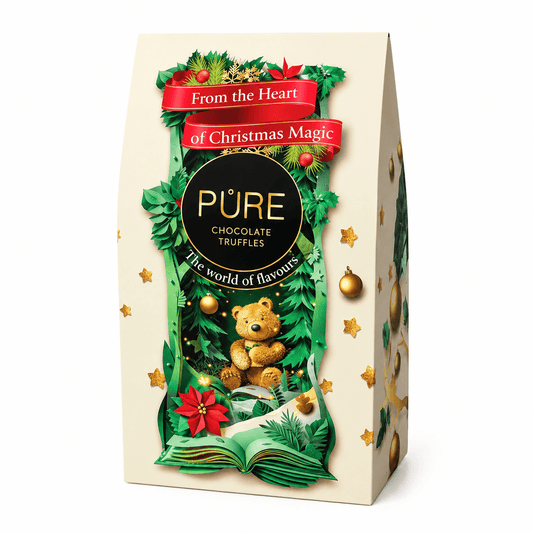 Pure Chocolate asortiment de trufe Winter White 120g Pure Chocolate