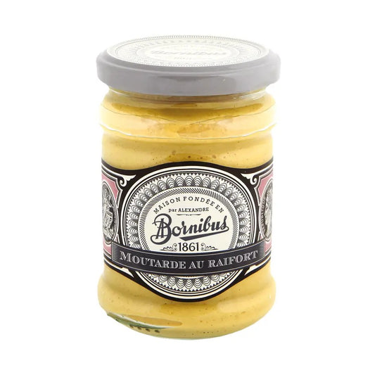 Mustar cu hrean Bornibus 250g Bornibus