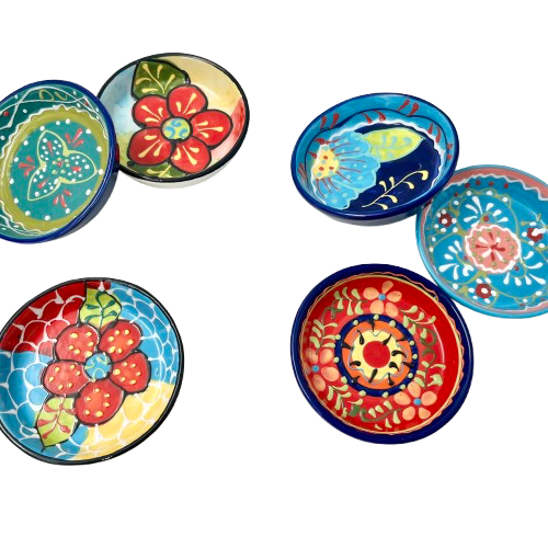 Mini tapas din ceramica artizanala spaniola diametru 9 cm