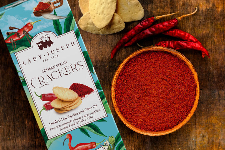 Crackers cu paprika picanta Lady Joseph 100g - Delicatessen Delicatessen De Rontait