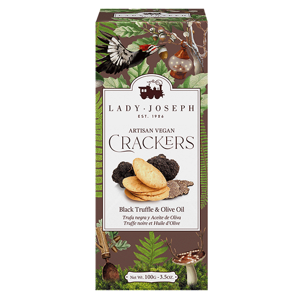 Crackers cu trufe negre Lady Joseph 100g - Delicatessen Delicatessen De Rontait