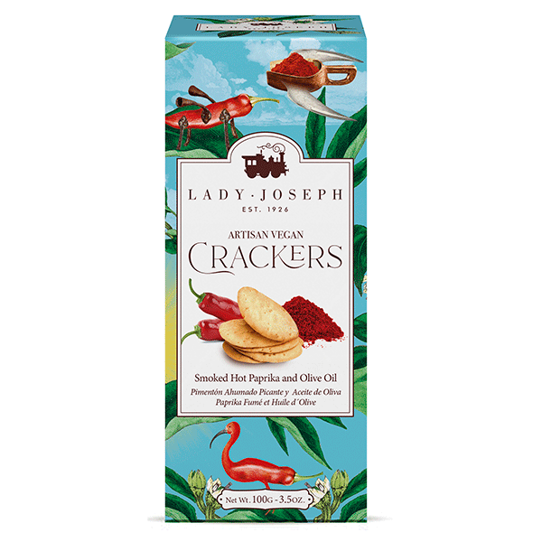 Crackers cu paprika picanta Lady Joseph 100g - Delicatessen Delicatessen De Rontait