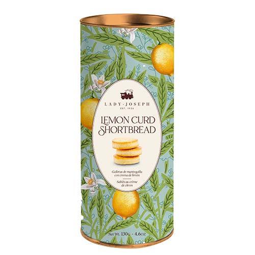 Biscuiți cu unt și lămâie în cutie cadou Lady Joseph 130g Delicatessen