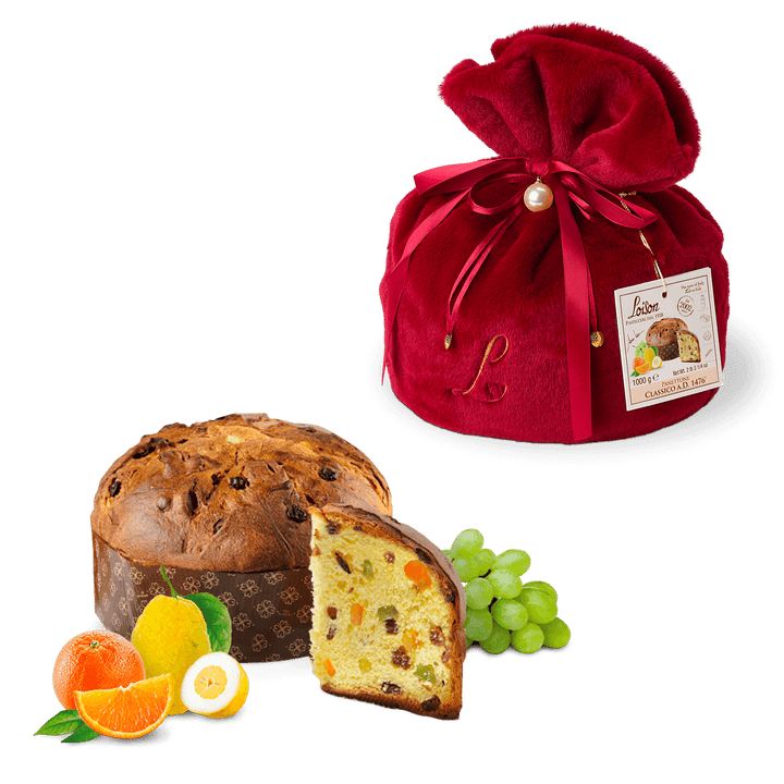 Panettone artizanal clasic Loison 1kg rosu - Delicatessen Delicatessen Panettone