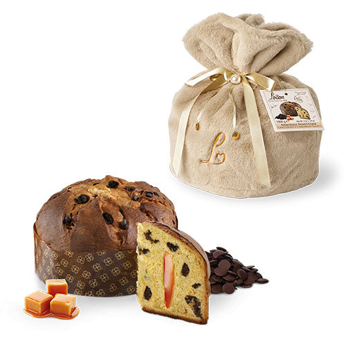 Panettone cu caramel sarat Loison 1kg ivoire - Delicatessen Delicatessen Panettone