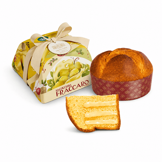 Panettone cu cremă cu aromă de vin spumant Fraccaro 750g Fraccaro