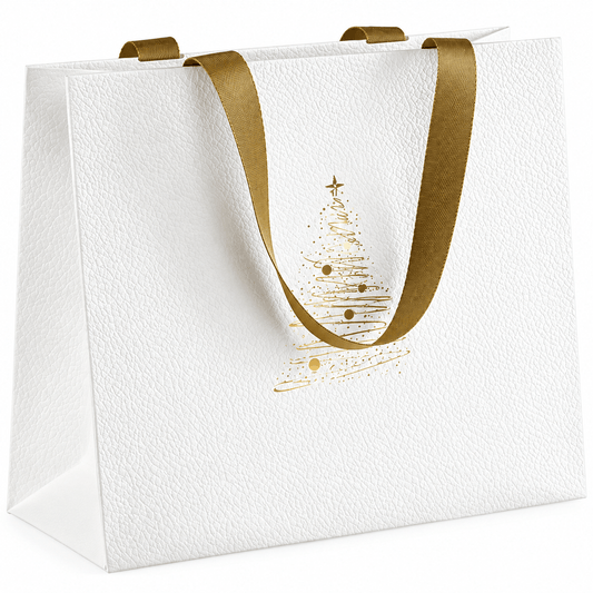 Pungă cadou Golden Sparkles 25,5x10x21,5 cm Delicatessen