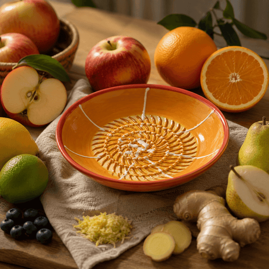 Răzătoare de usturoi din ceramică Don Gastronom, galbenă 12,5 cm Don Gastronom