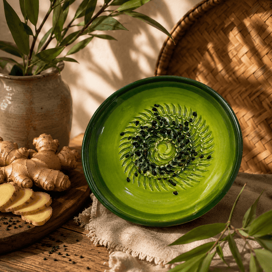 Răzătoare de usturoi din ceramică Don Gastronom, verde 12,5 cm Don Gastronom